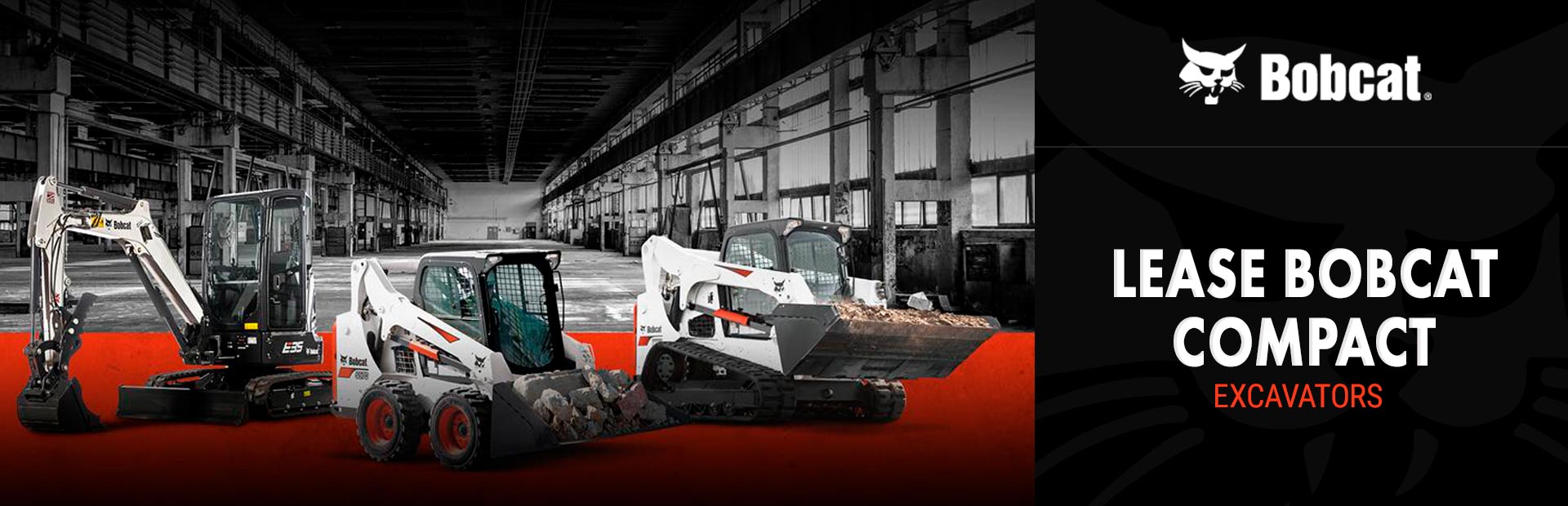 Bobcat: Lease Bobcat Compact Excavators